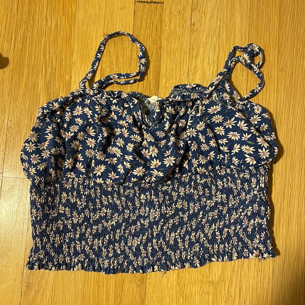 ae smocked tank